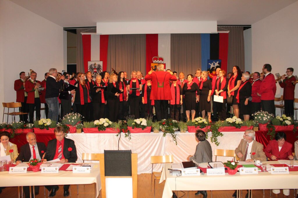Musizierende auf der Bühne